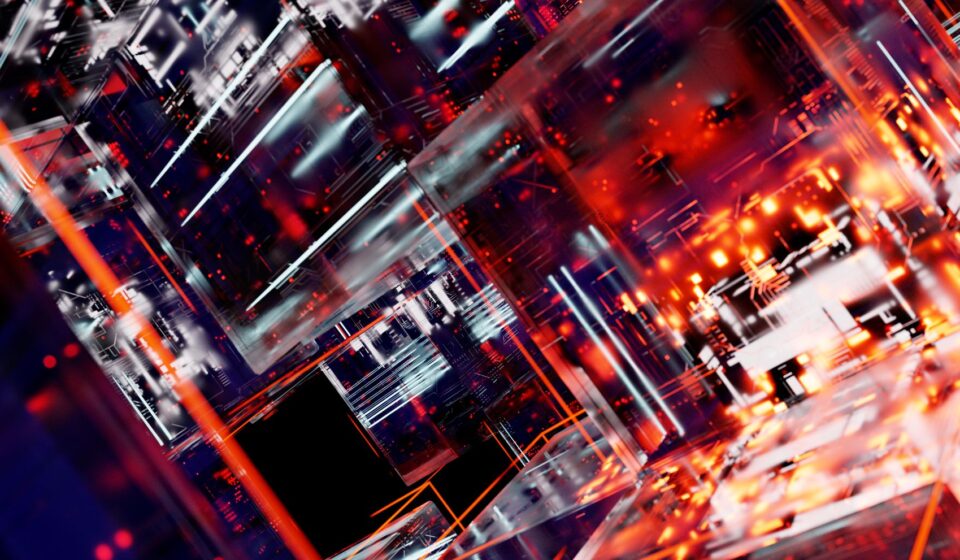 abstract technology network