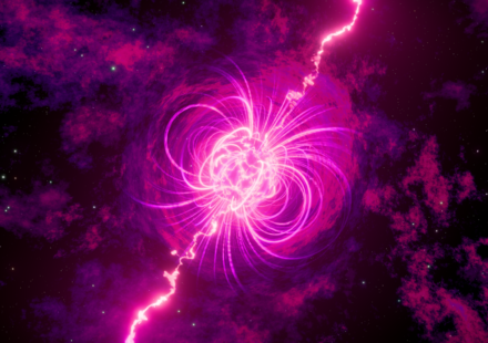 cosmic nebula and DNA