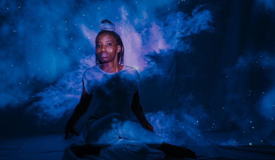 cosmic nebula and human brain