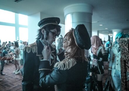 cosplay convention crowd