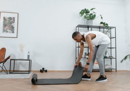 person practicing a simple happy habit