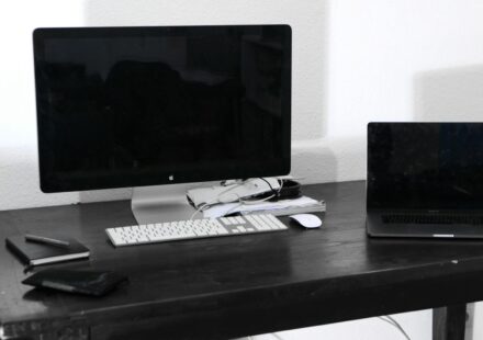 portable monitor on desk
