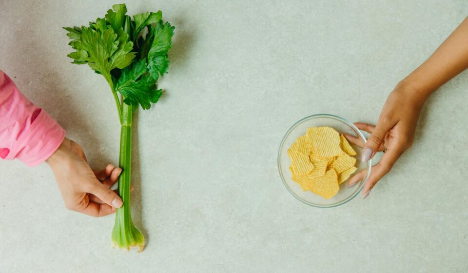 raw pravi celer root and stalks