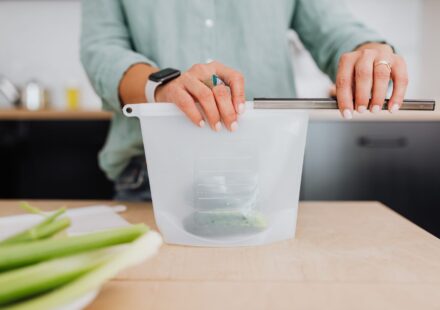reusable smoothie pouch