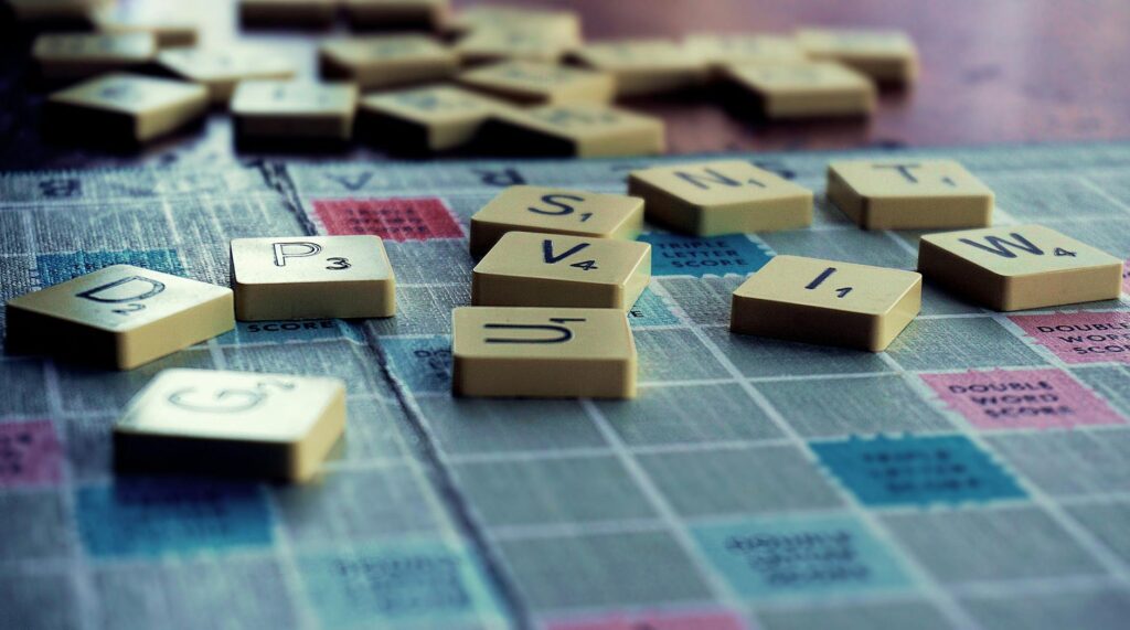word puzzle board