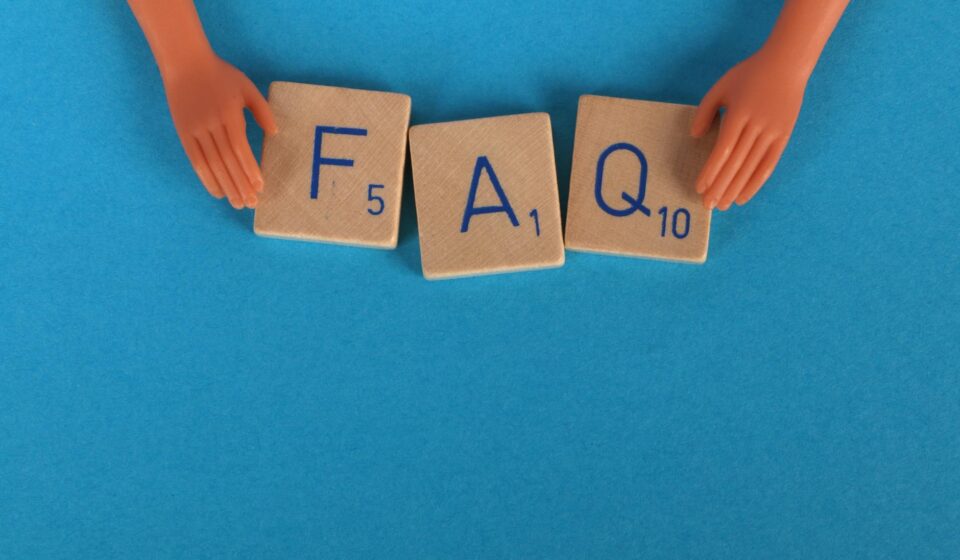 word tiles with ask