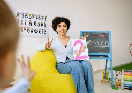 child learning language