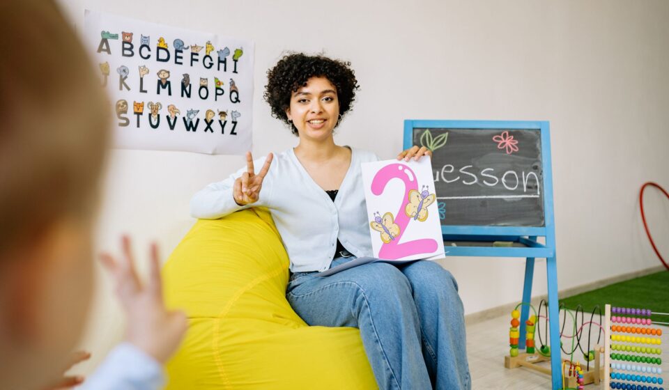 child learning language