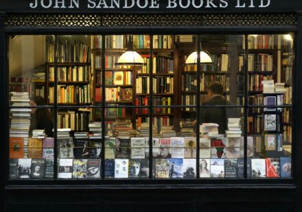 cozy independent bookstore interior