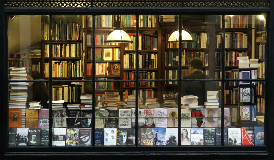 cozy independent bookstore interior