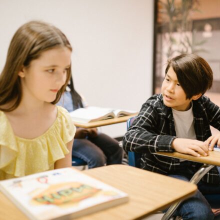 diverse students learning language arts