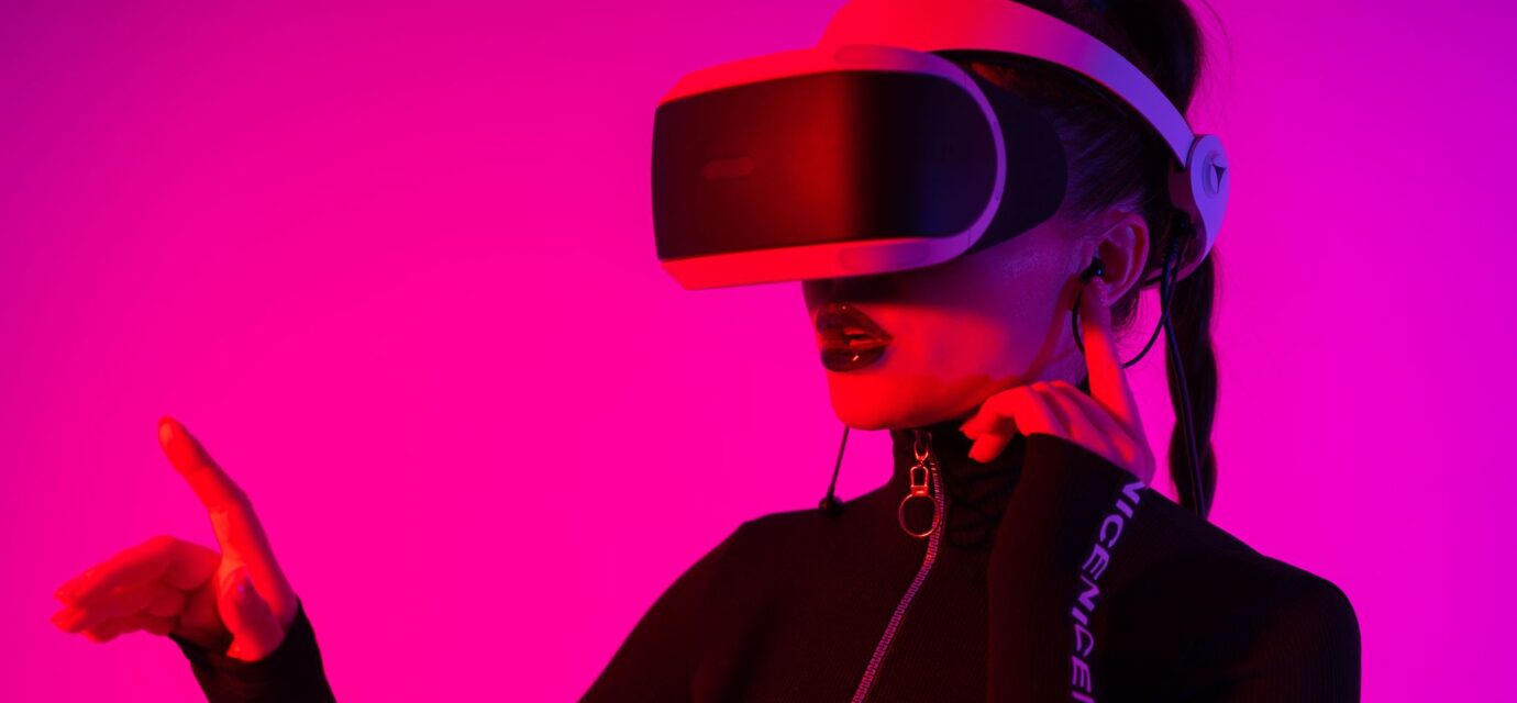 futuristic wearable technology concept