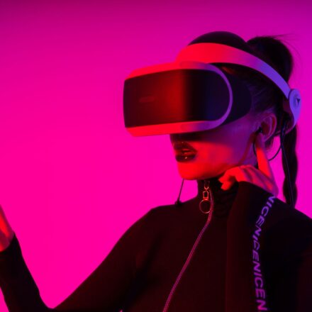 futuristic wearable technology concept