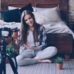 lifestyle blogger workspace