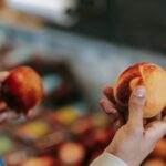 person making healthy choice