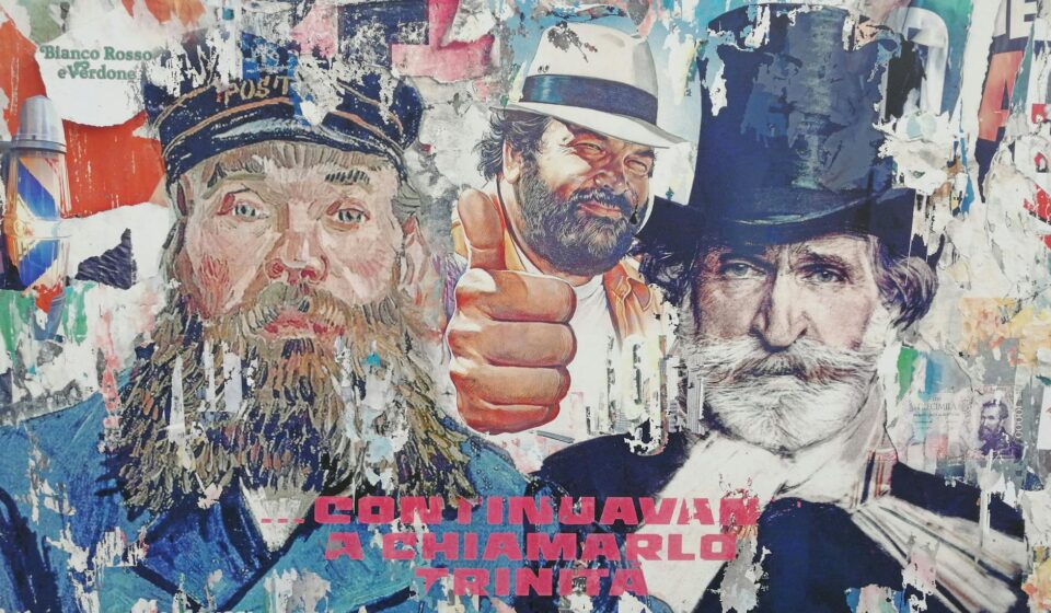 quirky movie poster collage