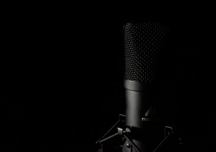 true crime podcast microphone