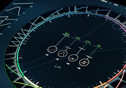 futuristic gadget display