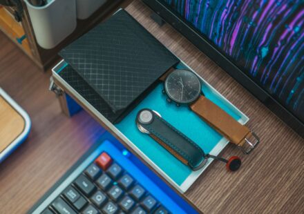 men with gadgets